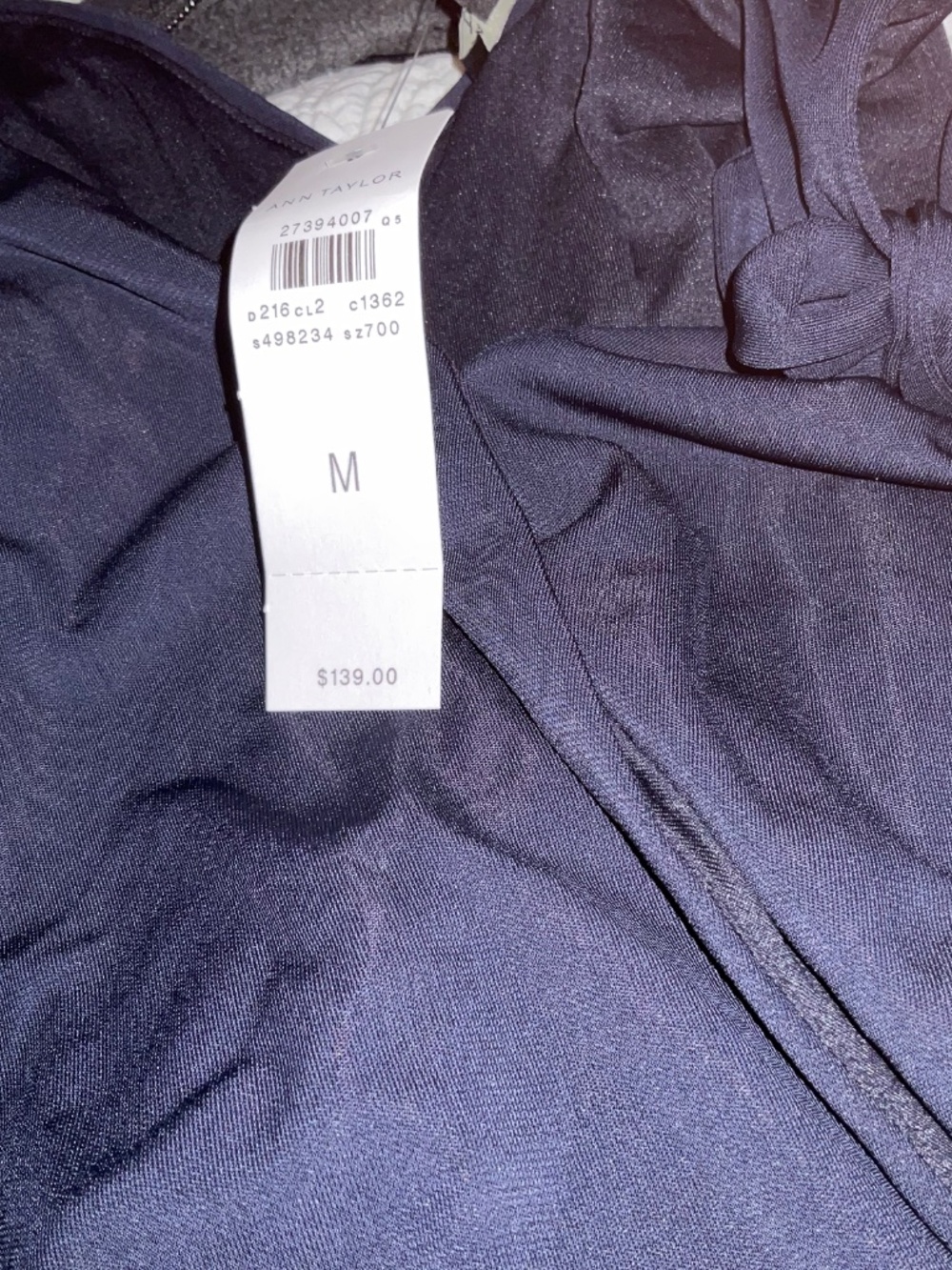 Blue dress Ann Taylor with Bows NWT retails 139 - Picture 3 of 3